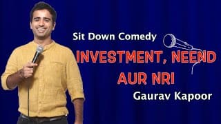INVESTMENT, NEEND aur NRI | Gaurav Kapoor | Stand Up Comedy | Online Show