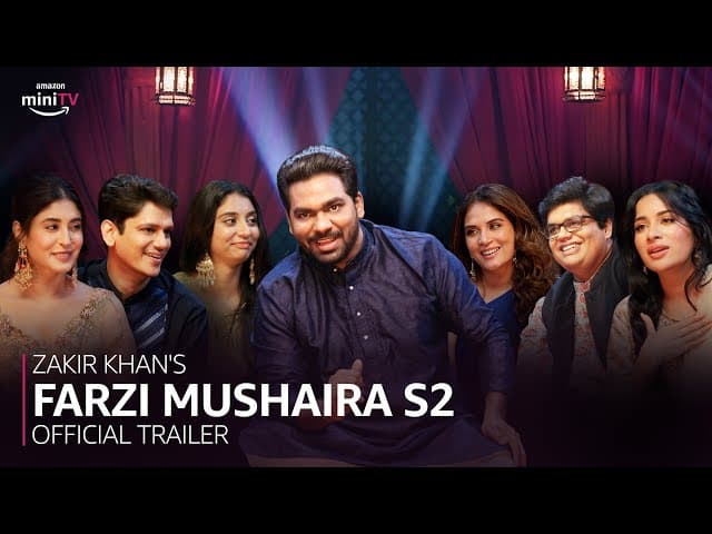 Zakir Khan''s Farzi Mushaira S2 | Trailer | @TanmayBhatYouTu