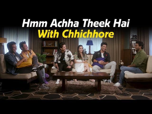 Chhichhore | Hmm Achha Theek Hai with Zakir Khan | Sushant |
