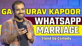 WHATSAPP MARRIAGE | JOURNALISM | Gaurav Kapoor | Stand Up Comedy | Audience Interaction