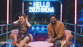 Zakir Khan and Munmun Dutta AKA Babita Ji | Hello 2021 India | Youtube NYE Celebration